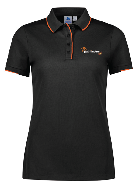 Pathfinders polo (black) ladies