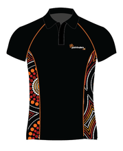 Load image into Gallery viewer, Pathfinders polo (printed pattern) ladies