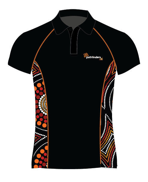 Pathfinders polo (printed pattern) ladies